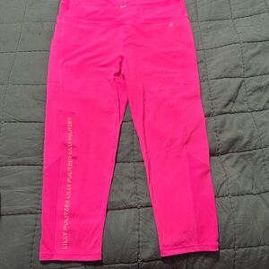 Lilly Pulitzer Pink Leggings with Soft Stretchy Fabric
